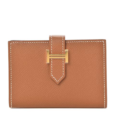 hermes bearn card holder wallet|hermes card holder with strap.